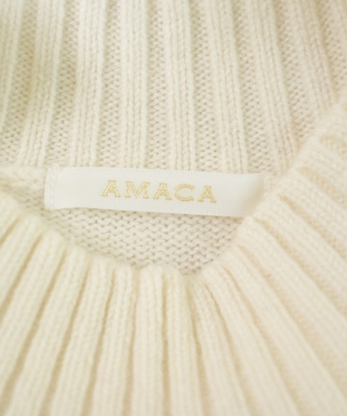 AMACA（アマカ）ニット・セーター ベージュ サイズ:38(M位) レディース/2200648559030