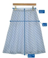 AMACA（アマカ）ロング・マキシ丈スカート 青 サイズ:38(M位) レディース/2200661152065