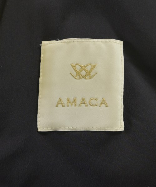 AMACA（アマカ）ダウンジャケット/ダウンベスト 紺 サイズ:40(M位) レディース/2200669619027