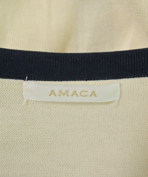 AMACA（アマカ）カーディガン 白 サイズ:40(M位) レディース/2200724916092