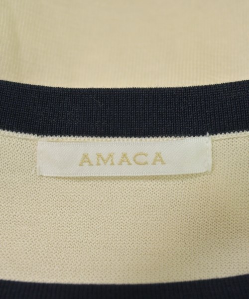 AMACA（アマカ）ニット・セーター 白 サイズ:40(M位) レディース/2200724916108