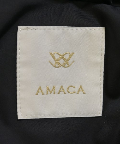 AMACA（アマカ）ダウンコート 紺 サイズ:38(M位) レディース/2200716875017