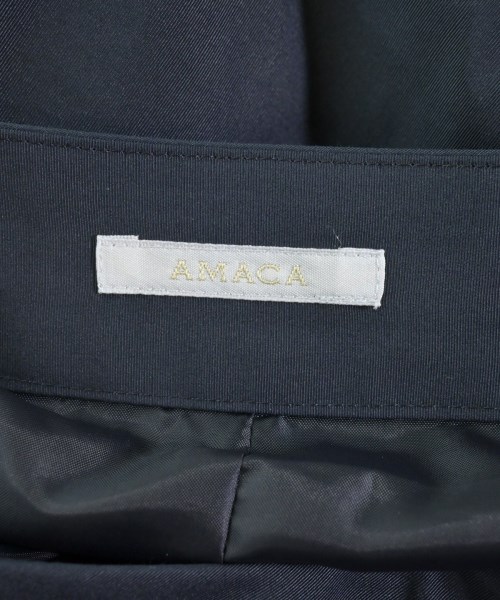 AMACA（アマカ）ロング・マキシ丈スカート 紺 サイズ:38(M位) レディース/2200693400059