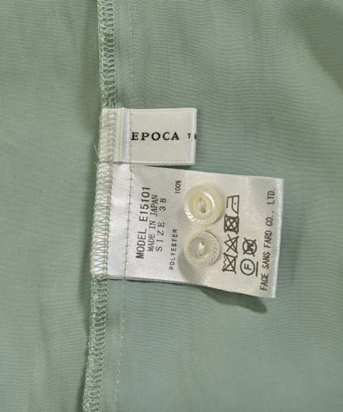 EPOCA THE SHOP（エポカザショップ）ブラウス 緑 サイズ:38(M位) レディース/2200634984051