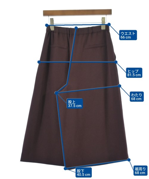 EPOCA THE SHOP（エポカザショップ）クロップドパンツ 赤 サイズ:40(L位) レディース/2200639534077