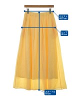 EPOCA THE SHOP（エポカザショップ）ロング・マキシ丈スカート 黄 サイズ:38(M位) レディース/2200666127044