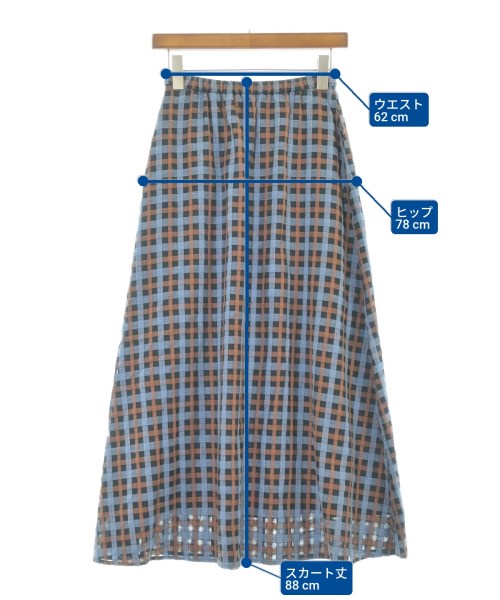 EPOCA THE SHOP（エポカザショップ）ロング・マキシ丈スカート 青 サイズ:38(M位) レディース/2200671217020