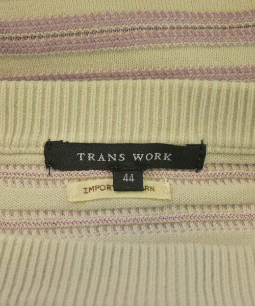 TRANS WORK（トランスワーク）ニット・セーター ベージュ サイズ:44(XL位) レディース/2200615653228