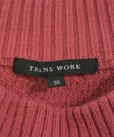TRANS WORK（トランスワーク）ニット・セーター 赤 サイズ:38(M位) レディース/2200633633097