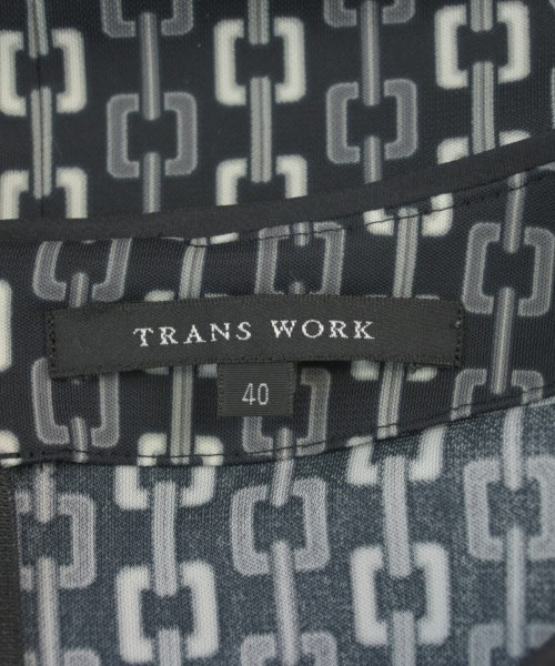 TRANS WORK（トランスワーク）Tシャツ・カットソー 黒 サイズ:40(M位) レディース/2200620375153