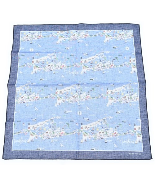 TRANS WORK（トランスワーク）バンダナ・スカーフ 青 サイズ:- レディース/2200674014053