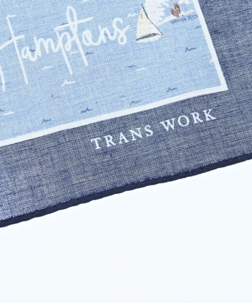 TRANS WORK（トランスワーク）バンダナ・スカーフ 青 サイズ:- レディース/2200674014053