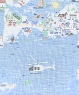 TRANS WORK（トランスワーク）バンダナ・スカーフ 青 サイズ:- レディース/2200674014053