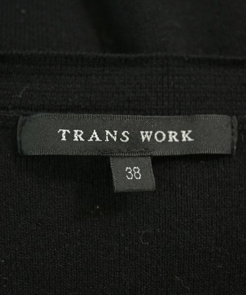 TRANS WORK（トランスワーク）カーディガン 黒 サイズ:38(M位) レディース/2200675651059