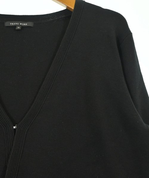 TRANS WORK（トランスワーク）カーディガン 黒 サイズ:38(M位) レディース/2200675651059