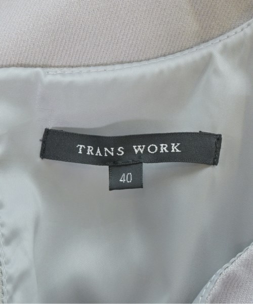 TRANS WORK（トランスワーク）ブラウス グレー サイズ:40(M位) レディース/2200674812178