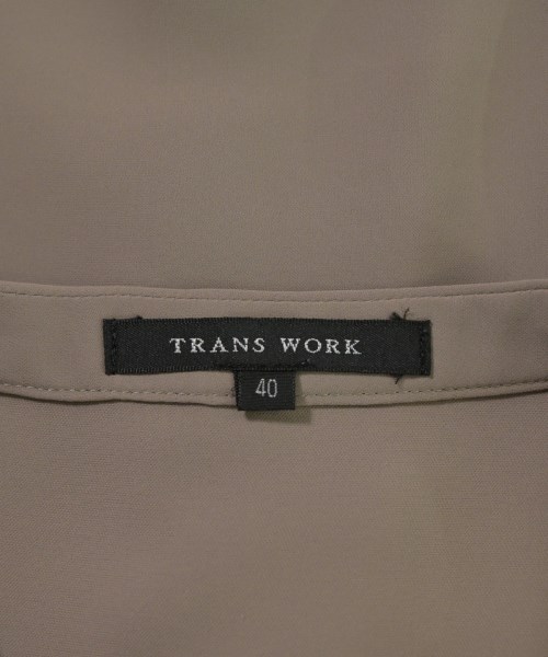 TRANS WORK（トランスワーク）ブラウス ベージュ サイズ:40(M位) レディース/2200697786074
