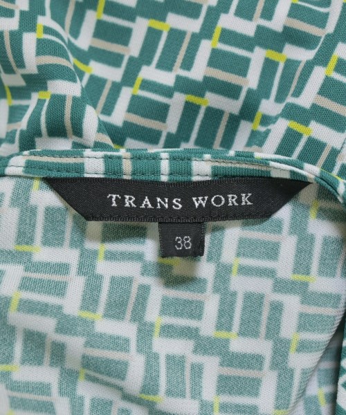 TRANS WORK（トランスワーク）ワンピース 緑 サイズ:38(M位) レディース/2200648093046