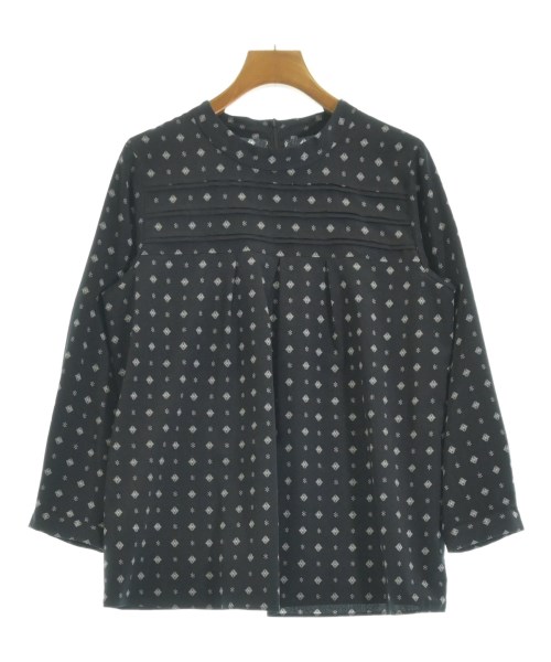 TRANS WORK(トランスワーク)ブラウス 黒 サイズ:40(M位)/2200653564067
