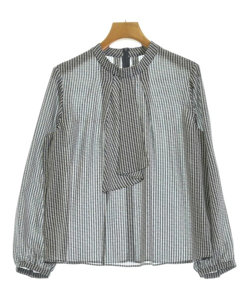 TRANS WORK(トランスワーク)ブラウス 紺 サイズ:40(M位)/2200653564074