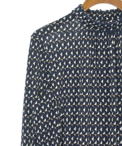 TRANS WORK（トランスワーク）ブラウス 紺 サイズ:40(M位) レディース/2200653564081