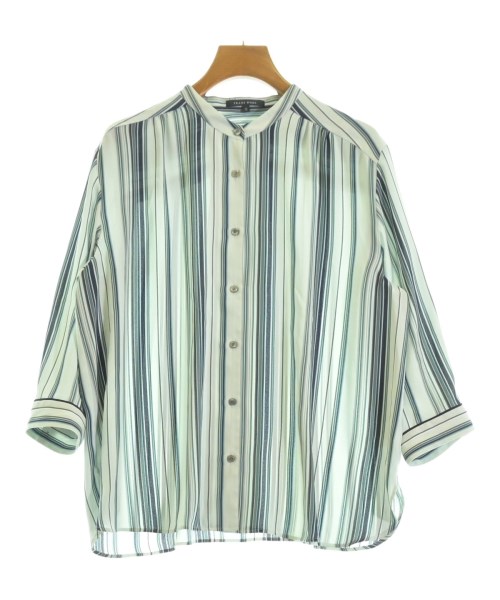 TRANS WORK(トランスワーク)カジュアルシャツ 青 サイズ:38(M位)/2200655065029