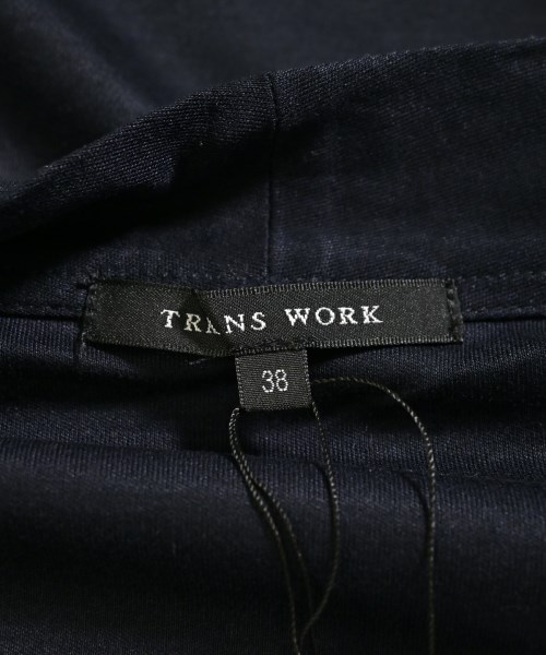 TRANS WORK（トランスワーク）カーディガン 紺 サイズ:38(M位) レディース/2200656846122