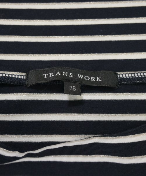 TRANS WORK（トランスワーク）Tシャツ・カットソー 黒 サイズ:38(M位) レディース/2200716716013