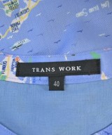 TRANS WORK（トランスワーク）ブラウス 青 サイズ:40(M位) レディース/2200700385126