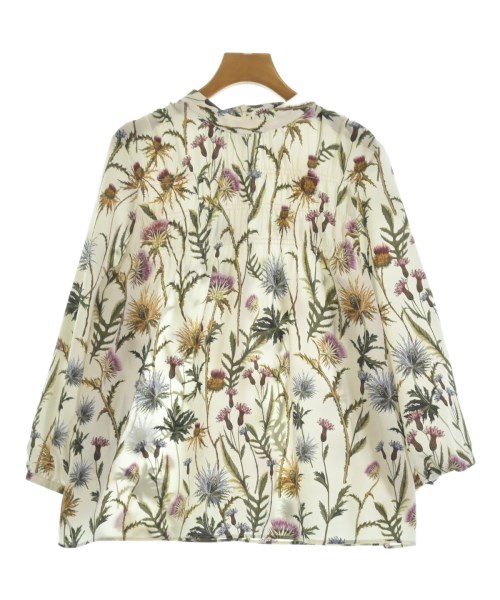 TRANS WORK(トランスワーク)ブラウス 白 サイズ:40(M位)/2200664728083