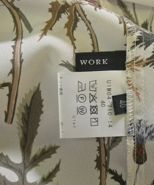 TRANS WORK（トランスワーク）ブラウス 白 サイズ:40(M位) レディース/2200664728083