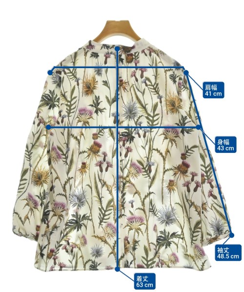 TRANS WORK（トランスワーク）ブラウス 白 サイズ:40(M位) レディース/2200664728083