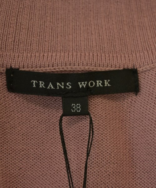 TRANS WORK（トランスワーク）カーディガン ピンク サイズ:38(M位) レディース/2200722138038