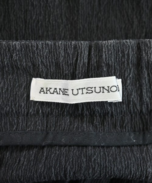 AKANE UTSUNOMIYA（アカネウツノミヤ）ひざ丈スカート 黒 サイズ:36(S位) レディース/2200634145247