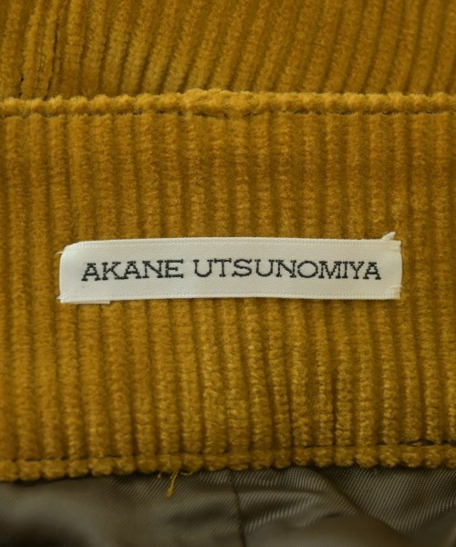 AKANE UTSUNOMIYA（アカネウツノミヤ）ひざ丈スカート 黄 サイズ:38(M位) レディース/2200676774160