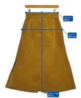 AKANE UTSUNOMIYA（アカネウツノミヤ）ひざ丈スカート 黄 サイズ:38(M位) レディース/2200676774160