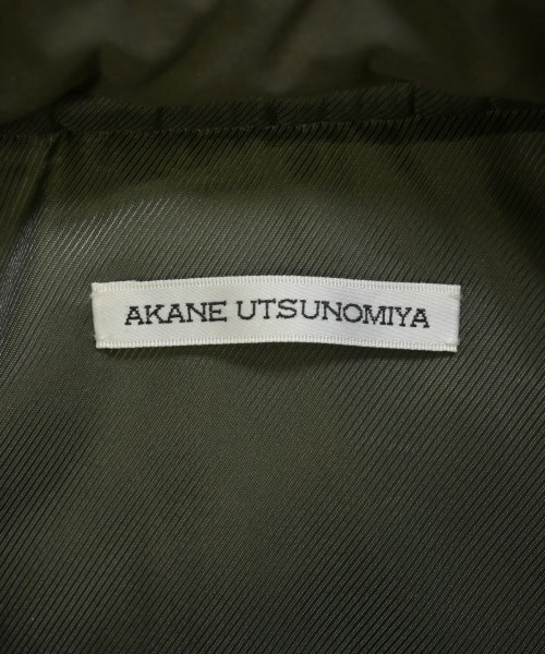 AKANE UTSUNOMIYA（アカネウツノミヤ）ダウンジャケット/ダウンベスト カーキ サイズ:36(S位) レディース/2200678679012