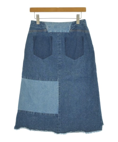 AKANE UTSUNOMIYA（アカネウツノミヤ）ひざ丈スカート 青 サイズ:38(M位) レディース/2200679028024