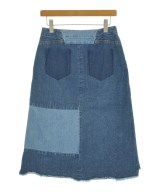 AKANE UTSUNOMIYA（アカネウツノミヤ）ひざ丈スカート 青 サイズ:38(M位) レディース/2200679028024