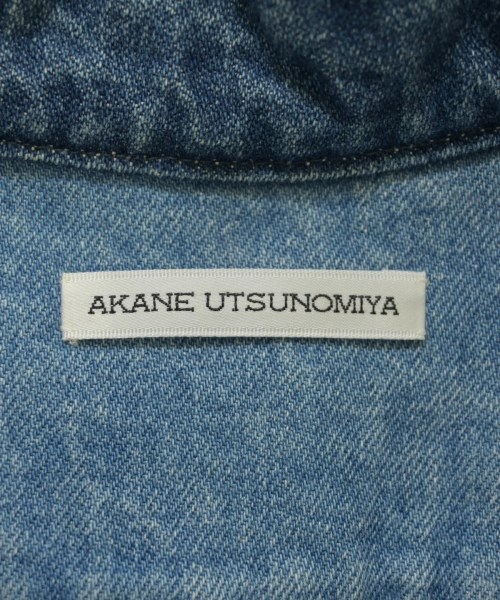AKANE UTSUNOMIYA（アカネウツノミヤ）デニムジャケット 紺 サイズ:36(S位) レディース/2200679028031