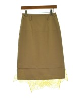 AKANE UTSUNOMIYA（アカネウツノミヤ）ひざ丈スカート ベージュ サイズ:36(S位) レディース/2200658672019