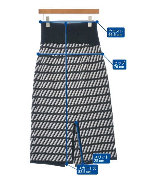 AKANE UTSUNOMIYA（アカネウツノミヤ）ロング・マキシ丈スカート 黒 サイズ:38(M位) レディース/2200637778022