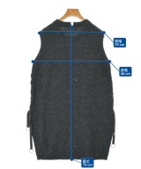 AKANE UTSUNOMIYA（アカネウツノミヤ）ベスト/ノースリーブ 黒 サイズ:36(S位) レディース/2200662807032