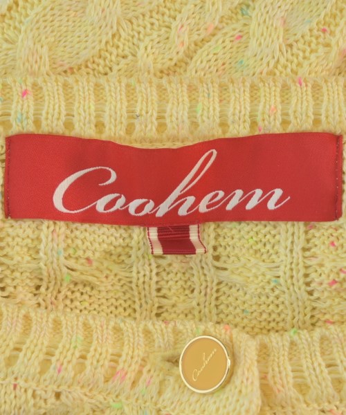 Coohem（コーヘン）カーディガン 黄 サイズ:-(M位) レディース/2200696564024