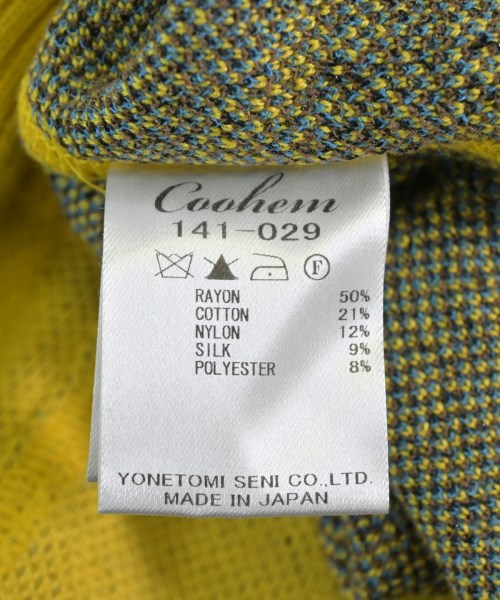 Coohem（コーヘン）ニット・セーター 黄 サイズ:F レディース/2200730611066
