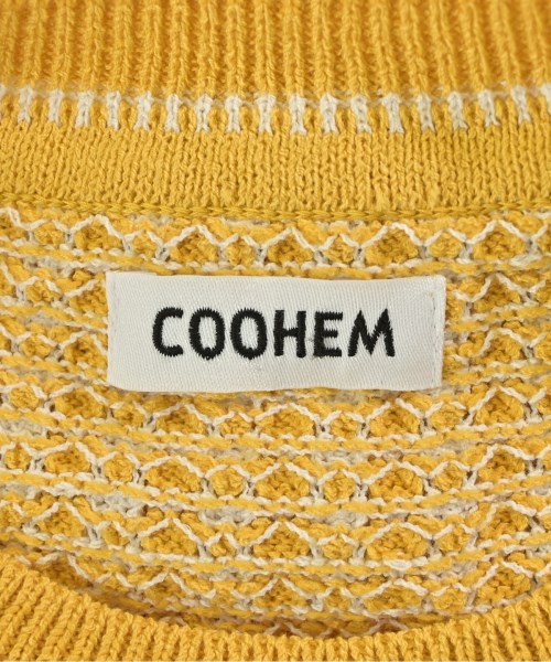 Coohem（コーヘン）ニット・セーター 黄 サイズ:M レディース/2200726691119