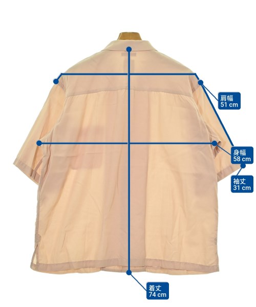 Sanca（サンカ）カジュアルシャツ オレンジ サイズ:S メンズ/2200667471283