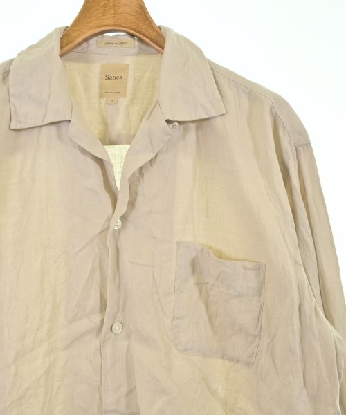 Sanca（サンカ）カジュアルシャツ ベージュ サイズ:3(L位) メンズ/2200660454054