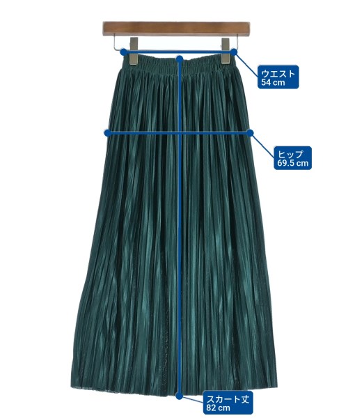 JODIE KELLING（ジョディケリング）ロング・マキシ丈スカート 緑 サイズ:40(M位) レディース/2200649861026