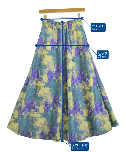 JODIE KELLING（ジョディケリング）ロング・マキシ丈スカート 緑 サイズ:40(M位) レディース/2200651102070